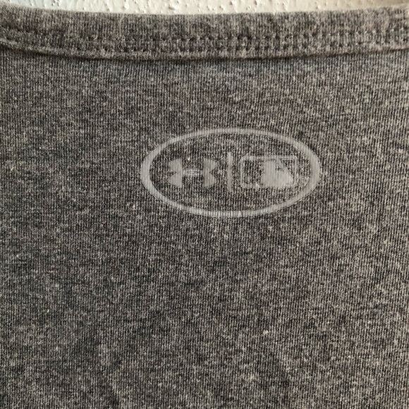 Under Armour T Colorado Rockies Baseball Scoop Neck Tee MLB Grey Purple Sz M EUC - Picture 10 of 10